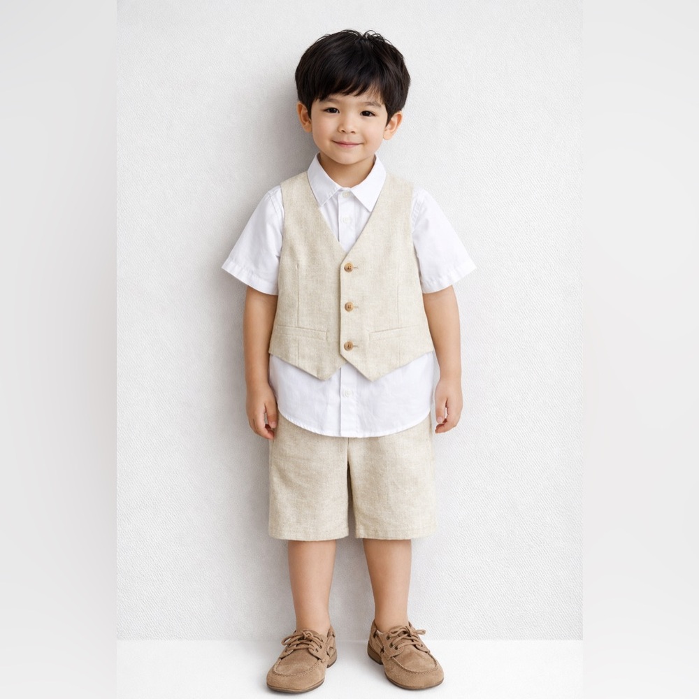 H&M Kids 3 piece dressy set for boys. Size 5 new with out tag.